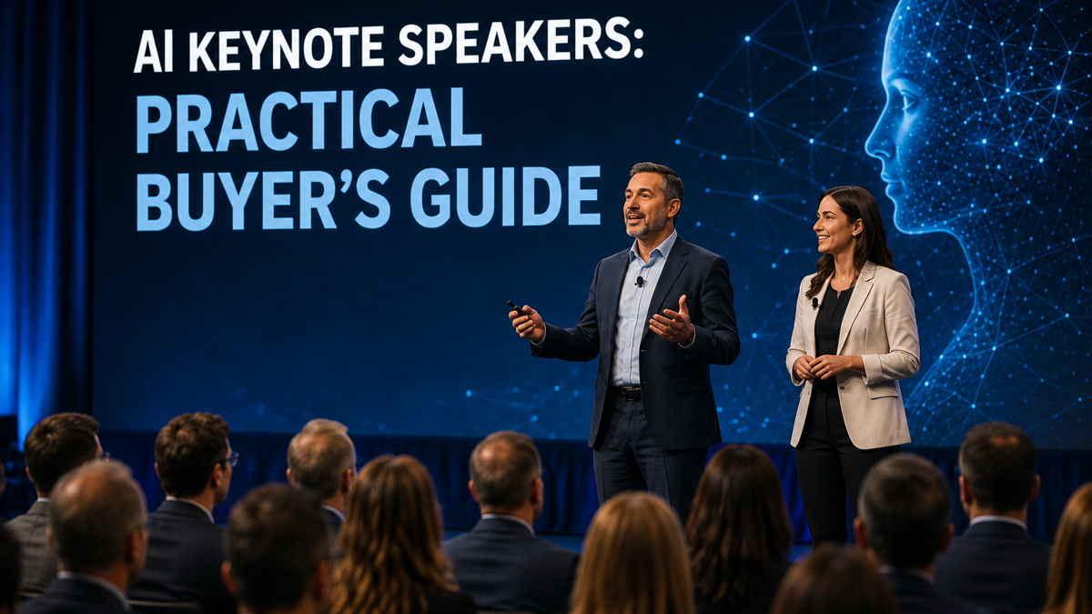 AI keynote speakers: Practical Buyer's Guide