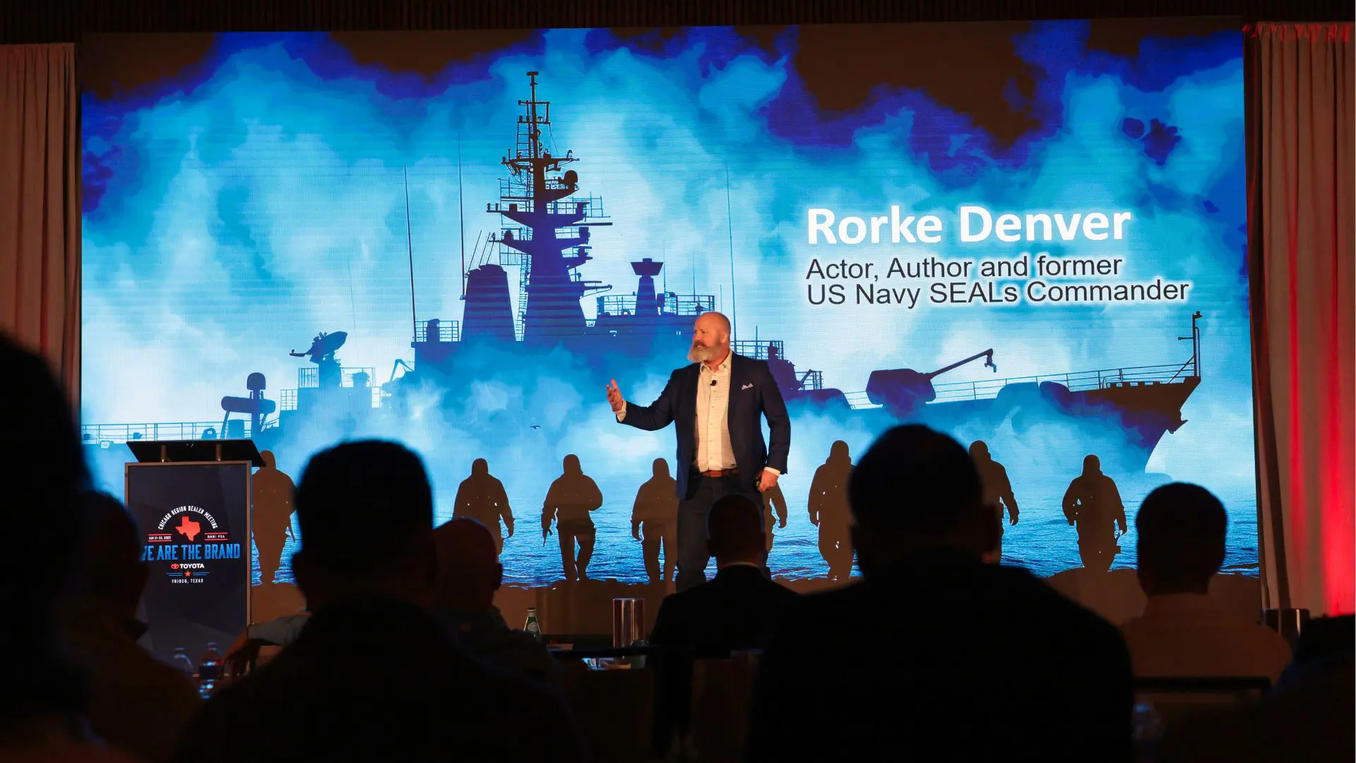 Rorke Denver - <p data-start="282" data-end="466">From SEAL Team commander to bestselling author and film star, Rorke Denver delivers raw, real-world leadership and performance insights.</p>