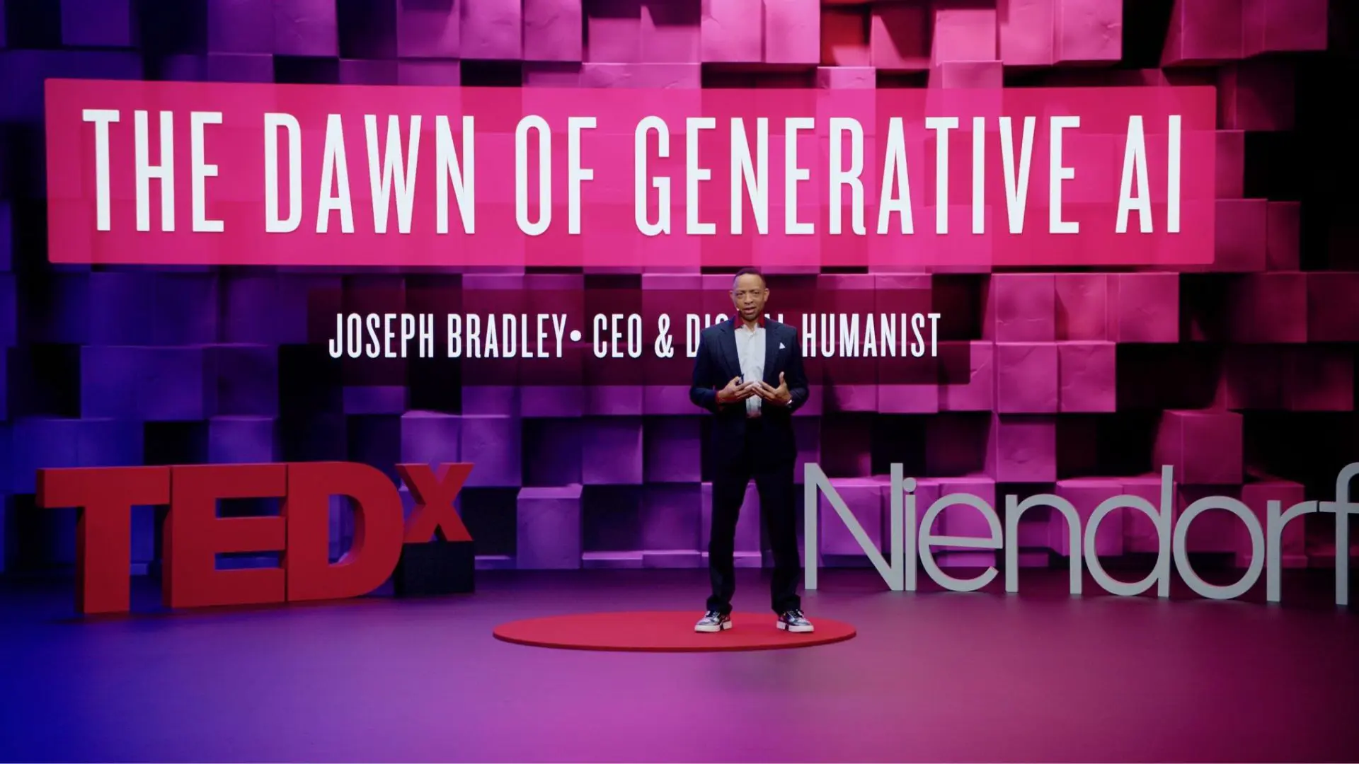 Joseph Bradley - <p data-start="273" data-end="422">Joseph Bradley bridges AI and human potential to drive innovation, agility, and sustainable growth.</p>