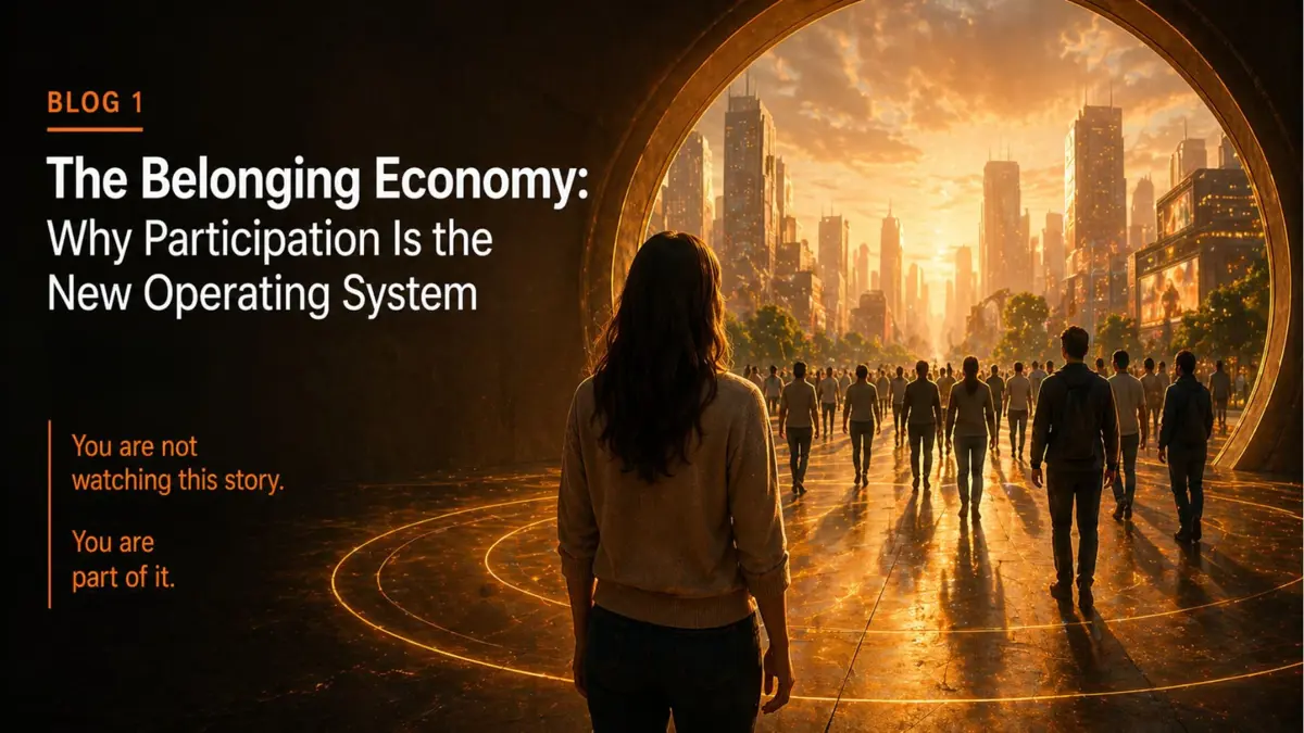 The Belonging Economy: Why Participation Is the New Operating System