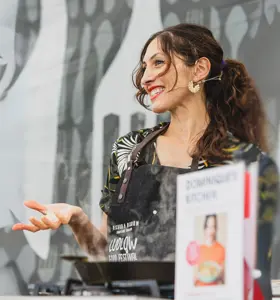 Dominique Woolf - Bestselling author and food founder inspiring bold brand-building, creativity, and confidence in every audience.