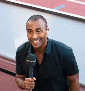 Colin Jackson - Away from the race track (as a trainer of athletes), Colin is one of the forces to reckon with in the speaking industry. Some of his featured topics include overcoming diversity, mental health, goal setting, resilience, and performance, among others.