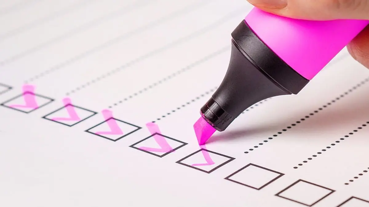 Checklist for speakers